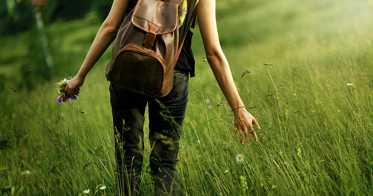 Je me recharge dans la nature